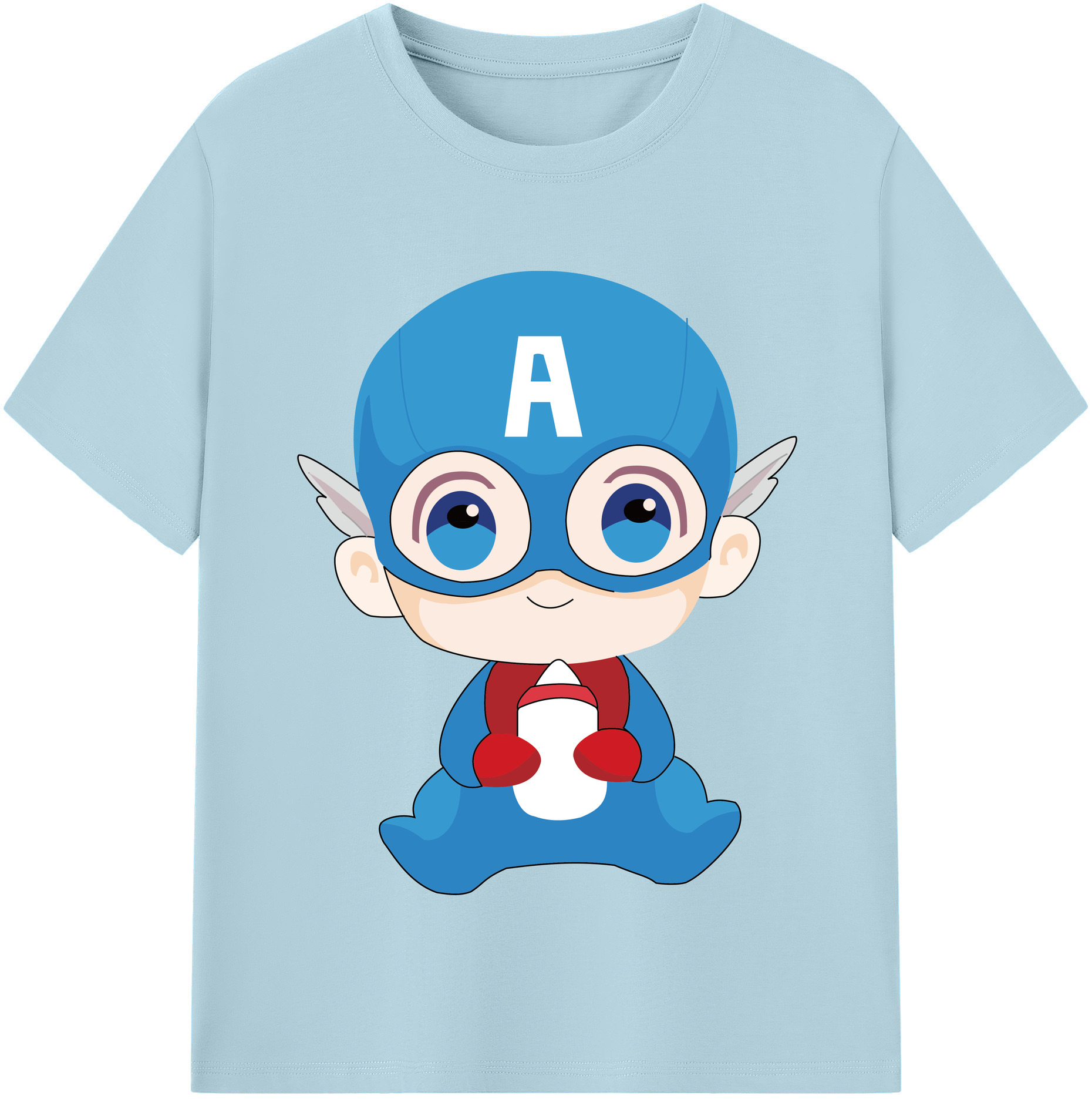 （画像用） アベンジャーズ The Avengers 綿100％半袖Tシャツ（フロントプリント）